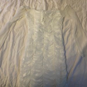 White off the shoulder dress